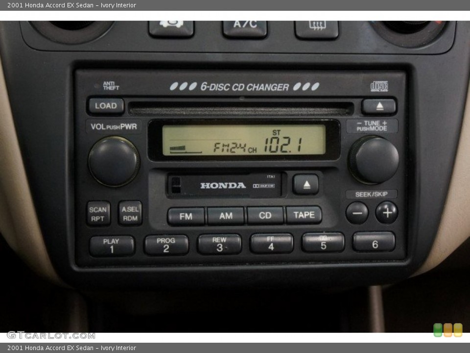 Ivory Interior Audio System for the 2001 Honda Accord EX Sedan #96361641