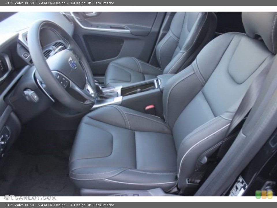 R-Design Off Black Interior Front Seat for the 2015 Volvo XC60 T6 AWD R-Design #96363813