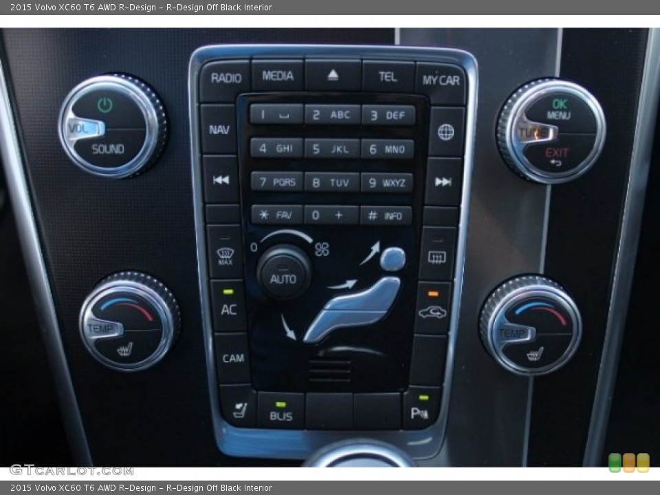 R-Design Off Black Interior Controls for the 2015 Volvo XC60 T6 AWD R-Design #96363924