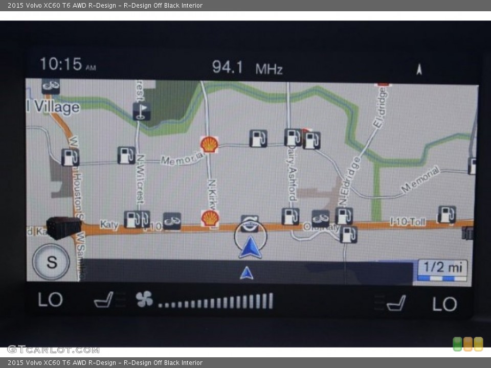 R-Design Off Black Interior Navigation for the 2015 Volvo XC60 T6 AWD R-Design #96363942