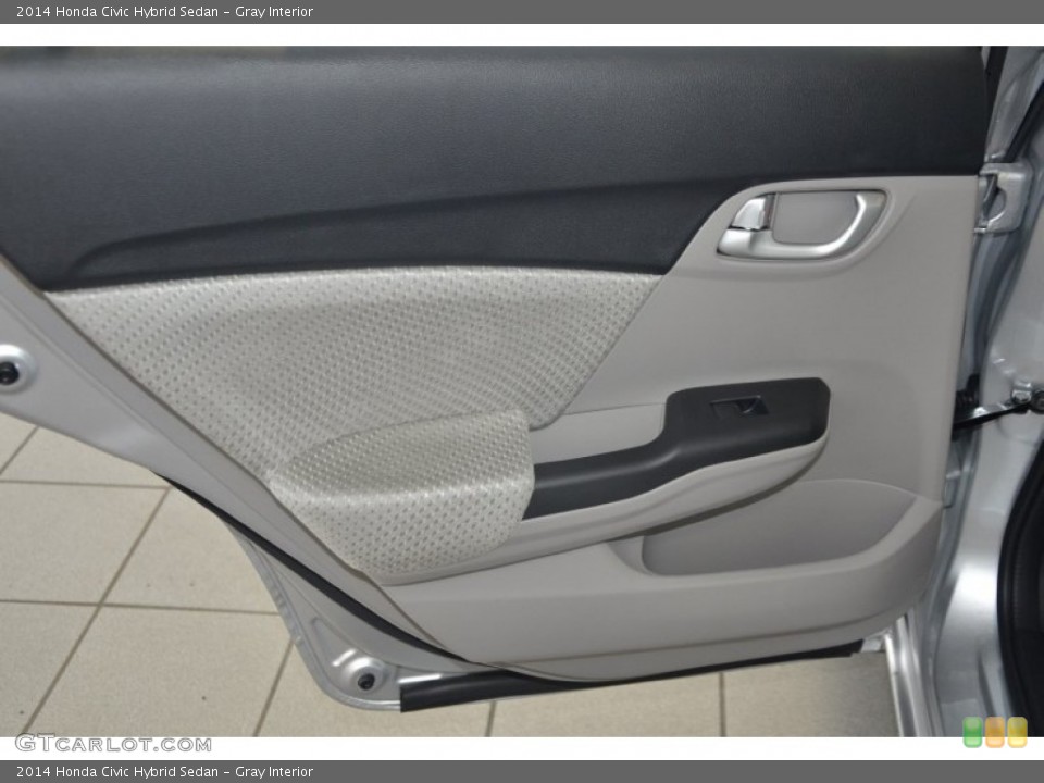 Gray Interior Door Panel for the 2014 Honda Civic Hybrid Sedan #96367755