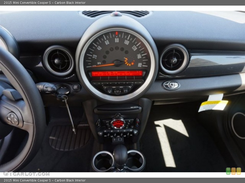 Carbon Black Interior Gauges for the 2015 Mini Convertible Cooper S #96372359