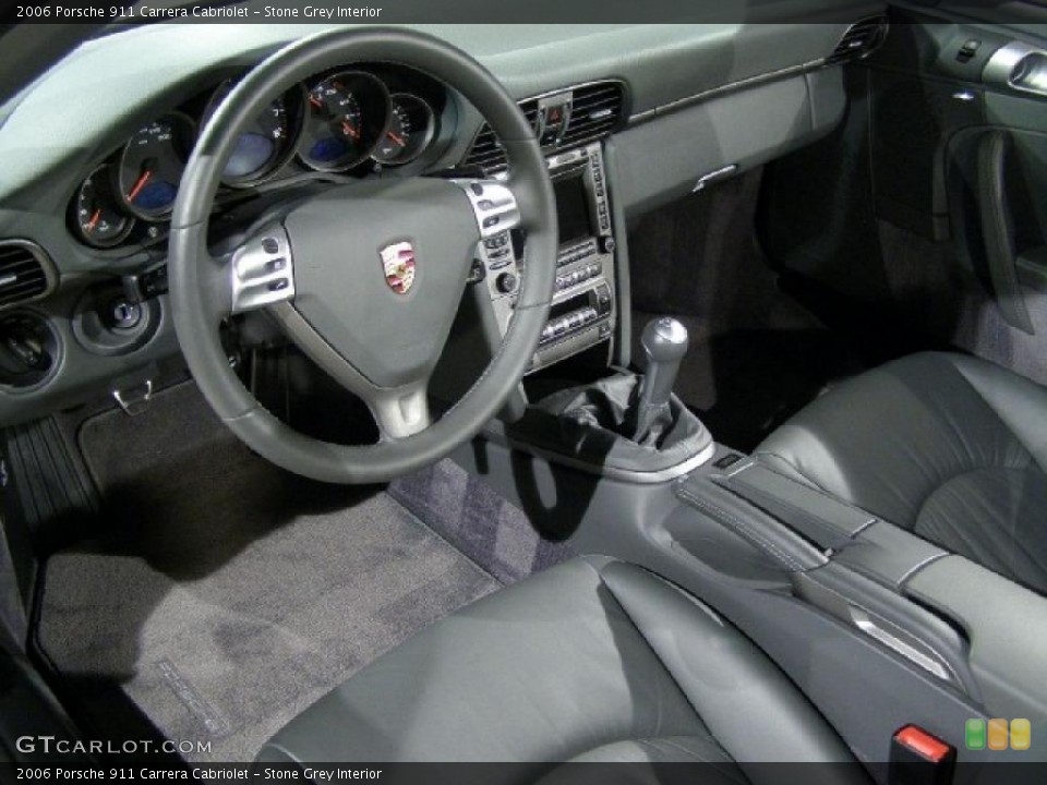 Stone Grey Interior Dashboard for the 2006 Porsche 911 Carrera Cabriolet #9637258