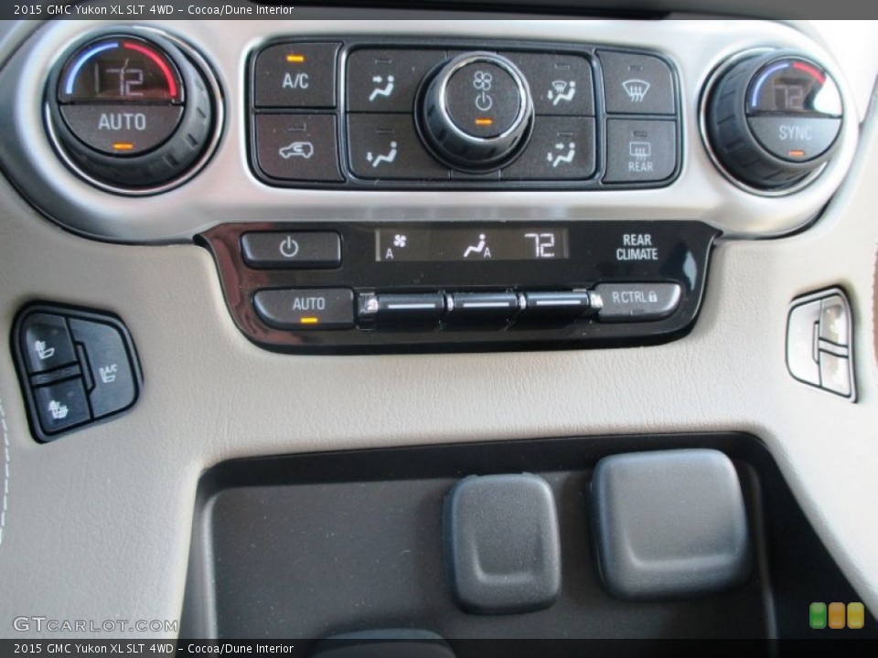 Cocoa/Dune Interior Controls for the 2015 GMC Yukon XL SLT 4WD #96377997
