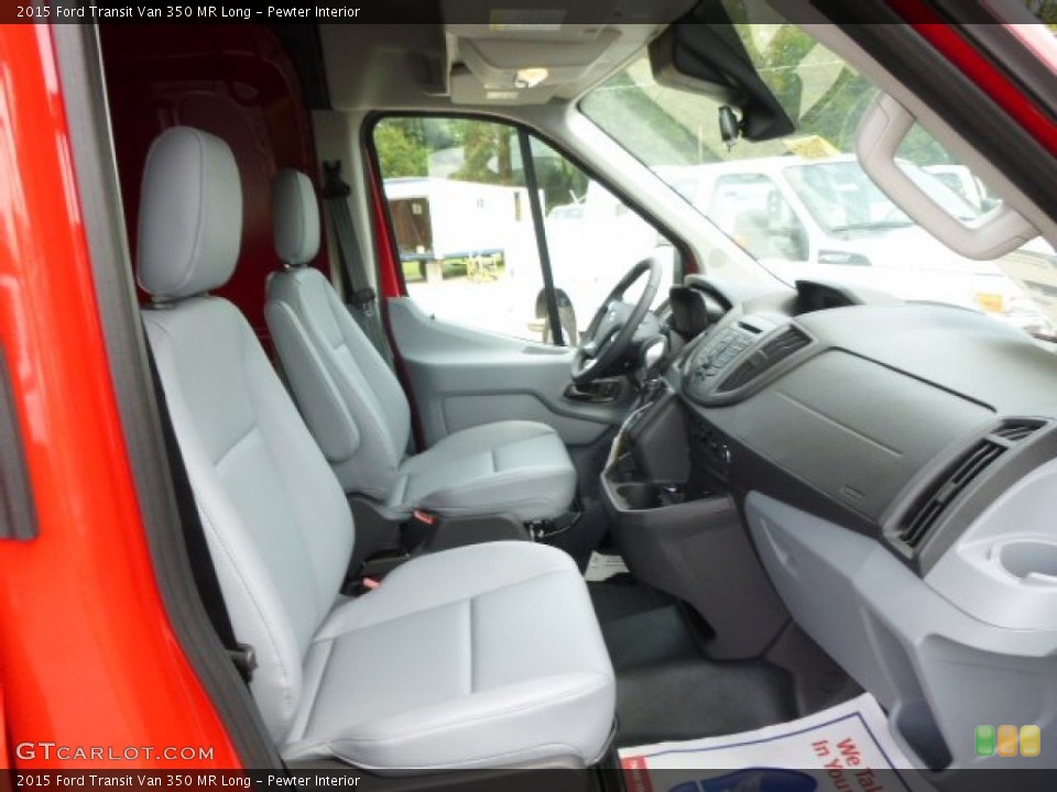 Pewter Interior Front Seat for the 2015 Ford Transit Van 350 MR Long #96381953