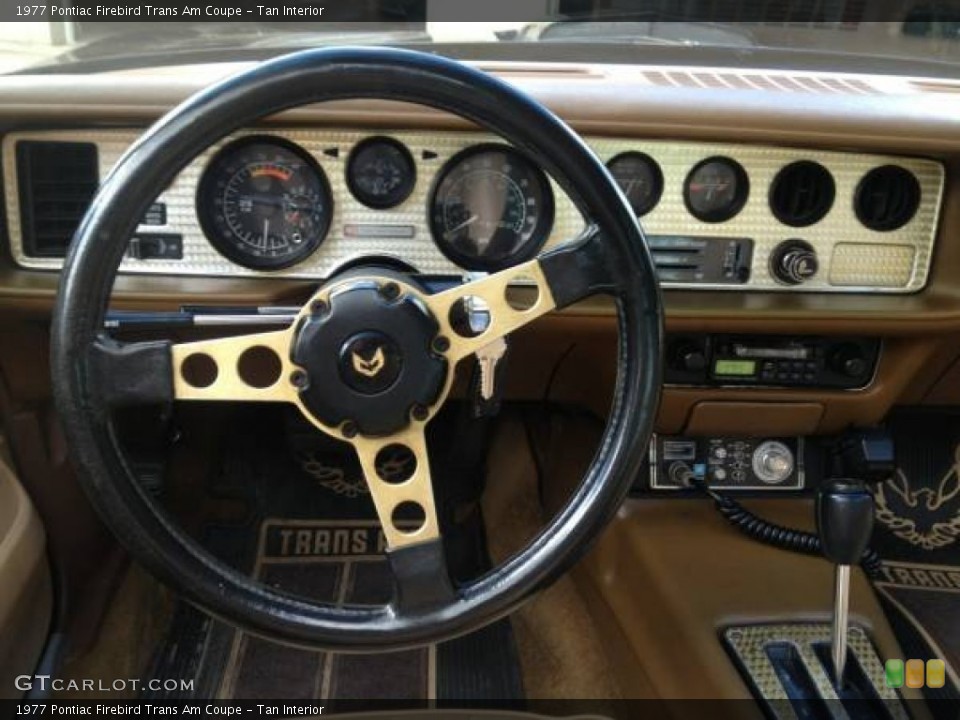 Tan Interior Steering Wheel for the 1977 Pontiac Firebird Trans Am Coupe #96382164