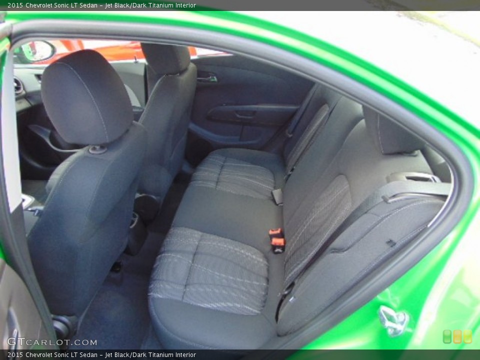 Jet Black/Dark Titanium Interior Rear Seat for the 2015 Chevrolet Sonic LT Sedan #96391666