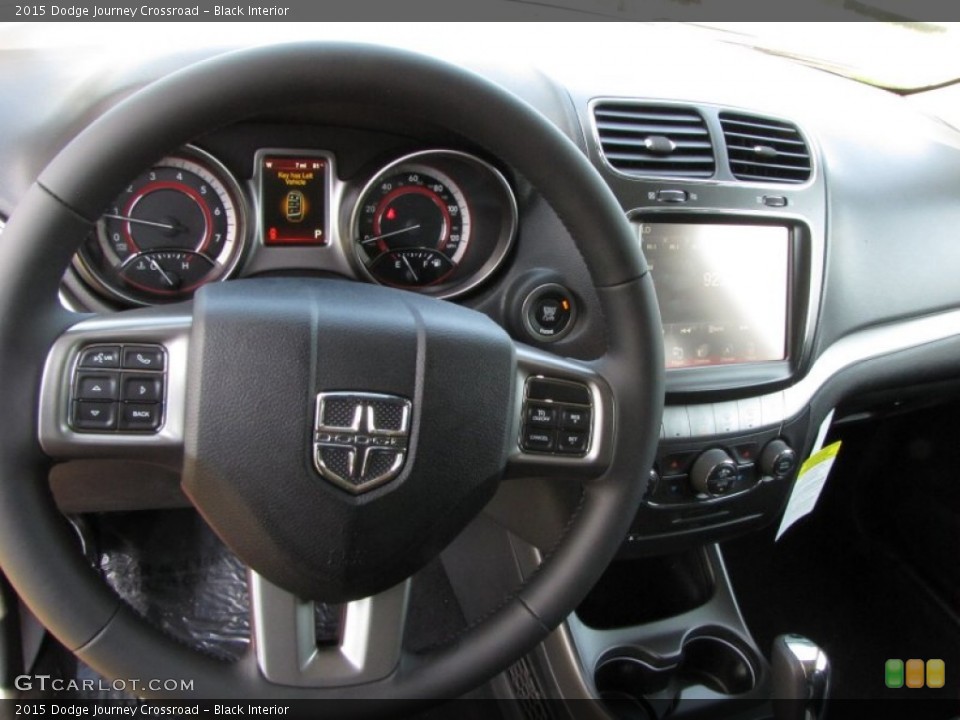 Black Interior Steering Wheel for the 2015 Dodge Journey Crossroad #96392537