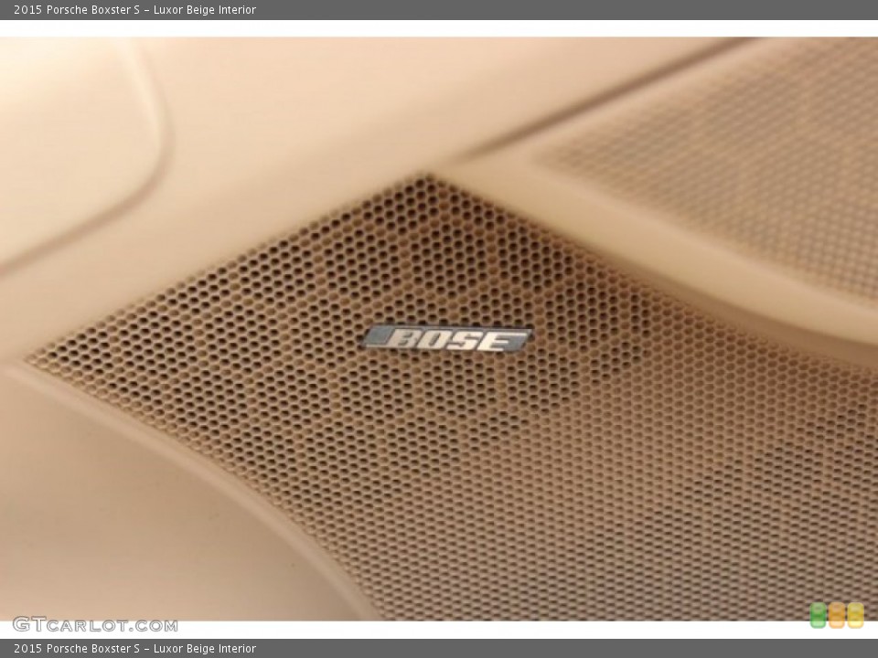 Luxor Beige Interior Audio System for the 2015 Porsche Boxster S #96392807