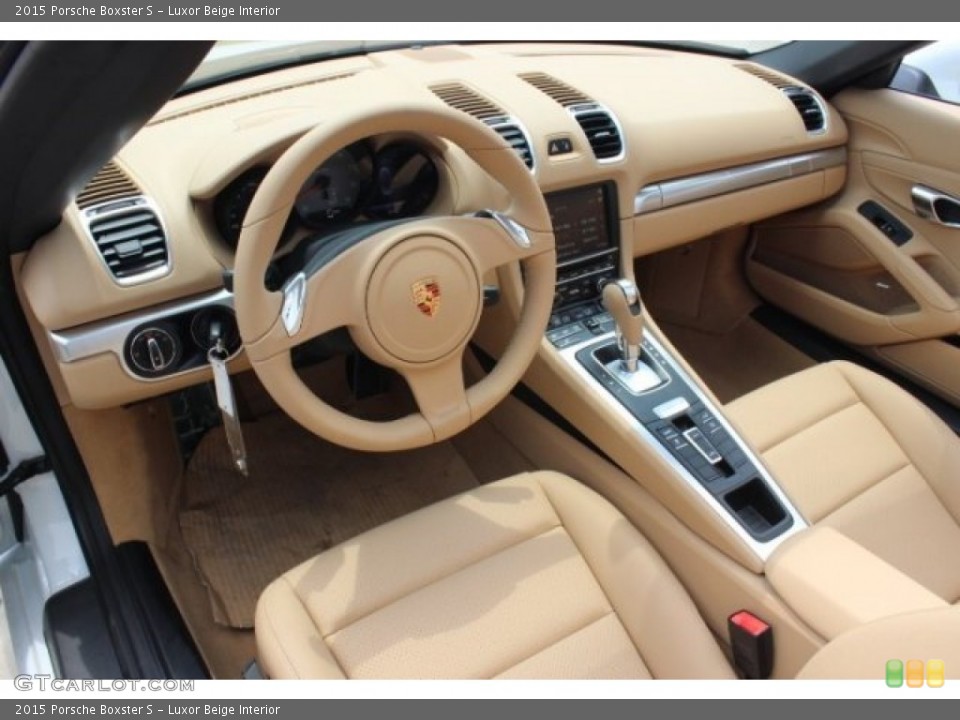 Luxor Beige Interior Prime Interior for the 2015 Porsche Boxster S #96392822