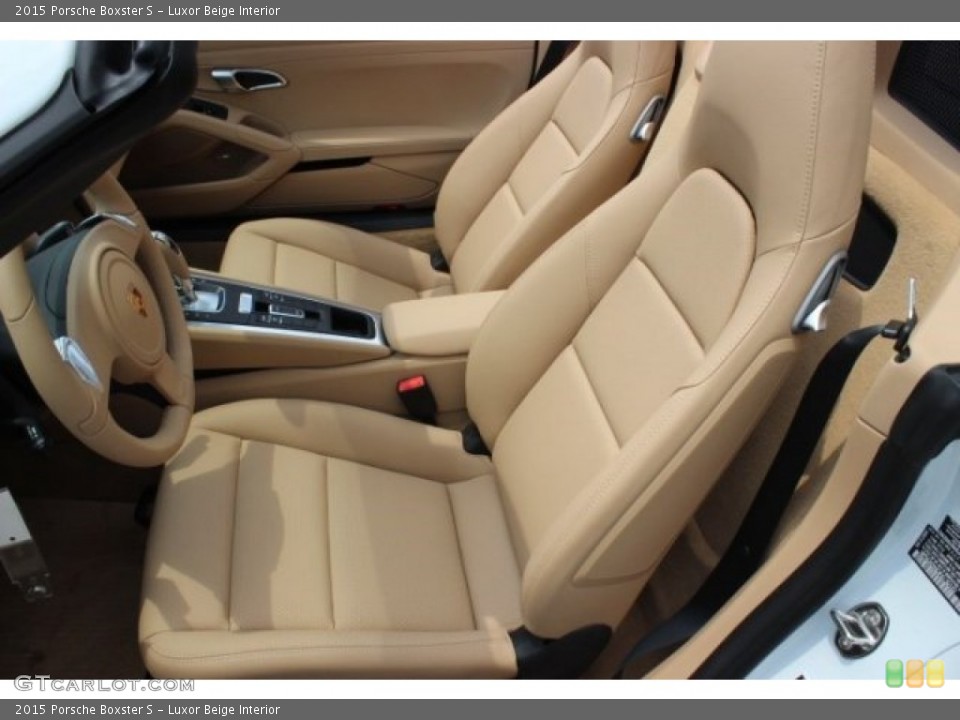 Luxor Beige Interior Front Seat for the 2015 Porsche Boxster S #96392840
