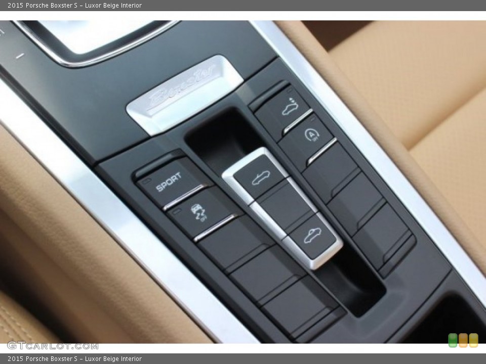 Luxor Beige Interior Controls for the 2015 Porsche Boxster S #96392963