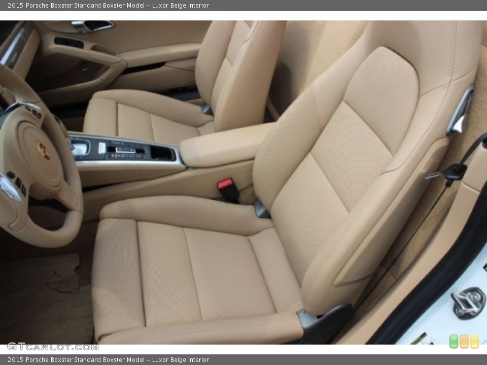 Luxor Beige Interior Front Seat for the 2015 Porsche Boxster  #96394091