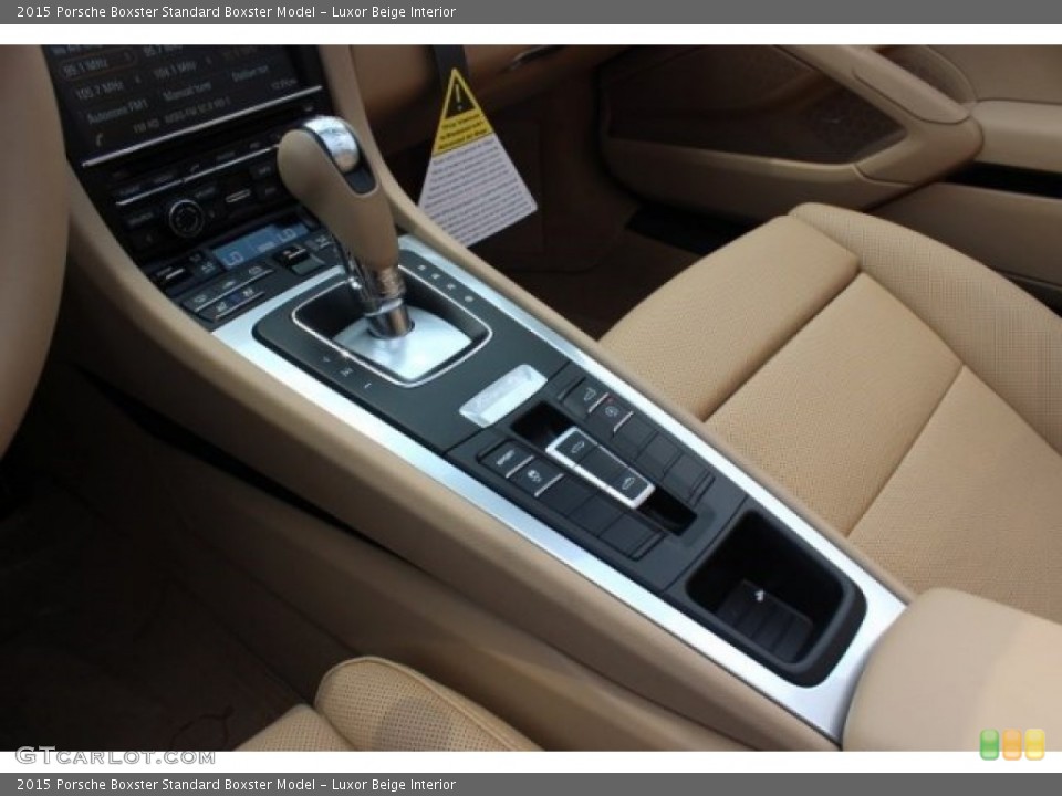 Luxor Beige Interior Controls for the 2015 Porsche Boxster  #96394148