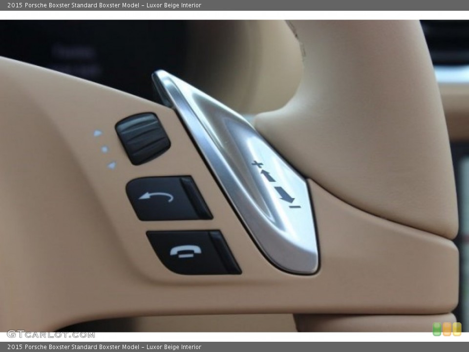 Luxor Beige Interior Controls for the 2015 Porsche Boxster  #96394277