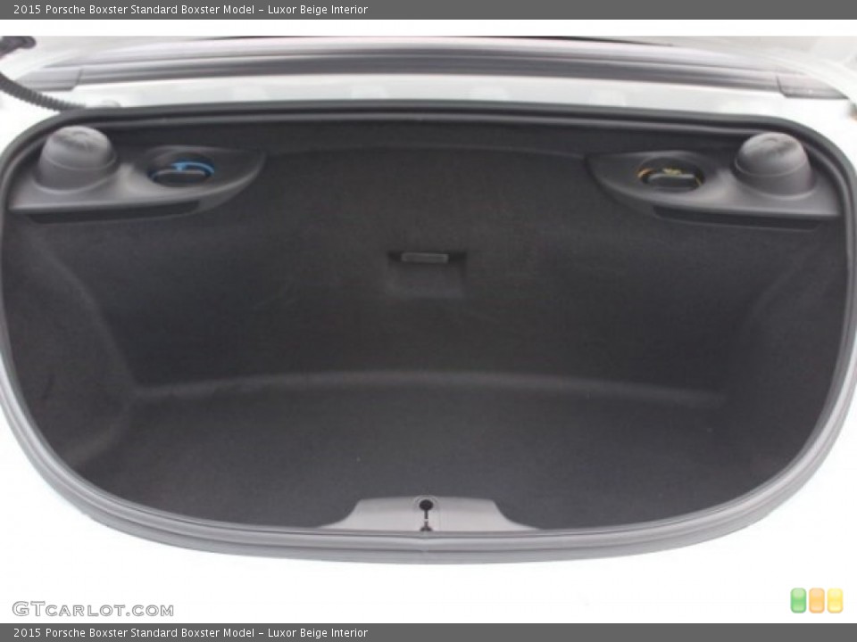 Luxor Beige Interior Trunk for the 2015 Porsche Boxster  #96394316