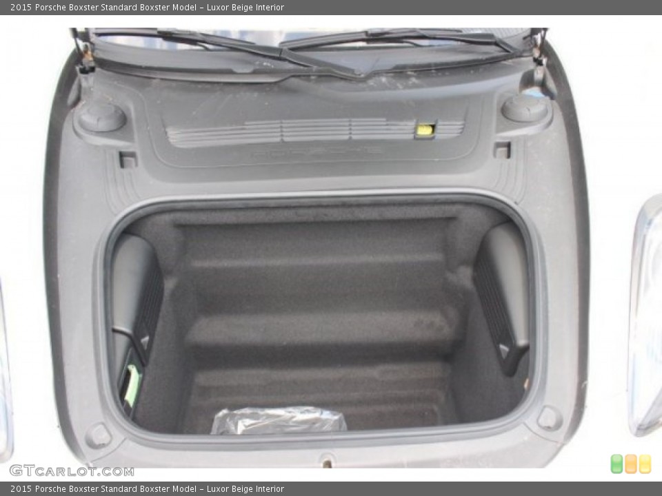 Luxor Beige Interior Trunk for the 2015 Porsche Boxster  #96394331