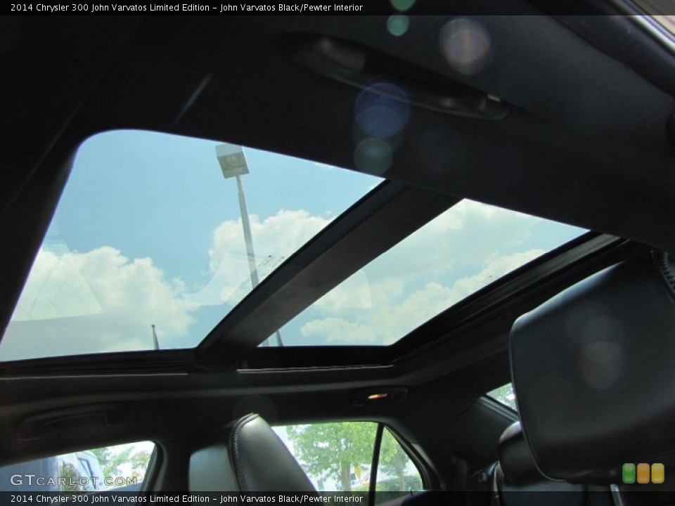 John Varvatos Black/Pewter Interior Sunroof for the 2014 Chrysler 300 John Varvatos Limited Edition #96396377
