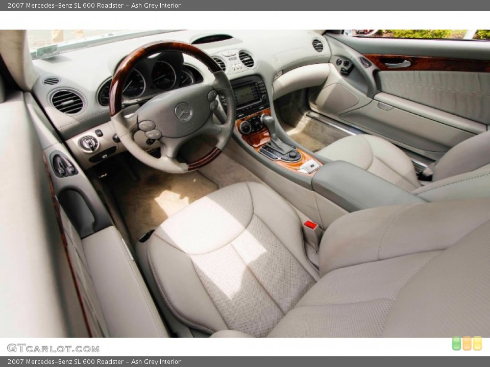 Ash Grey Interior Prime Interior for the 2007 Mercedes-Benz SL 600 Roadster #96399665