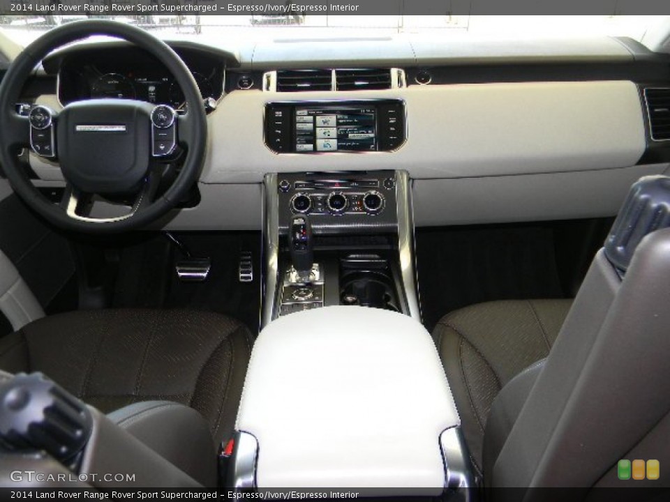 Espresso/Ivory/Espresso Interior Dashboard for the 2014 Land Rover Range Rover Sport Supercharged #96402927