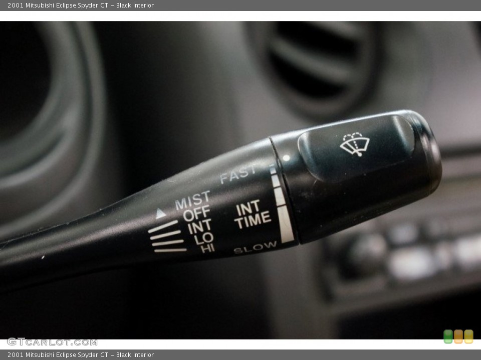 Black Interior Controls for the 2001 Mitsubishi Eclipse Spyder GT #96403310