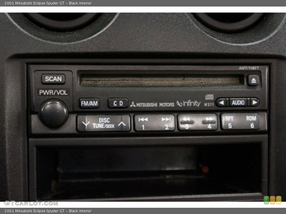 Black Interior Audio System for the 2001 Mitsubishi Eclipse Spyder GT #96403429