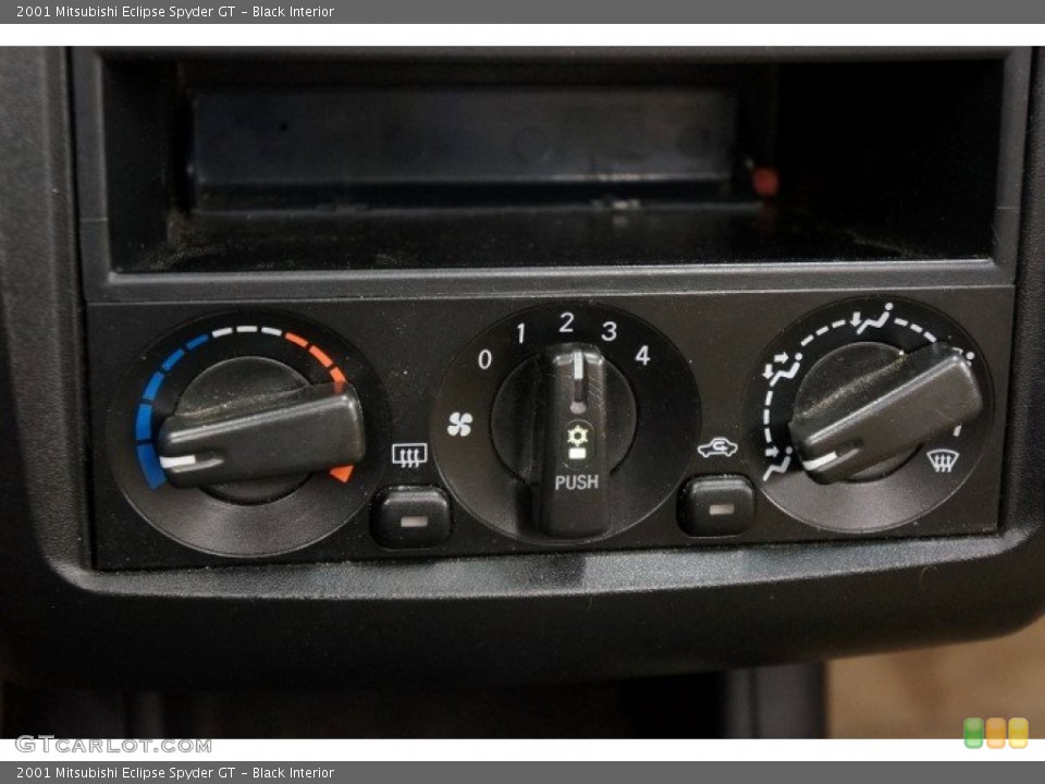 Black Interior Controls for the 2001 Mitsubishi Eclipse Spyder GT #96403451