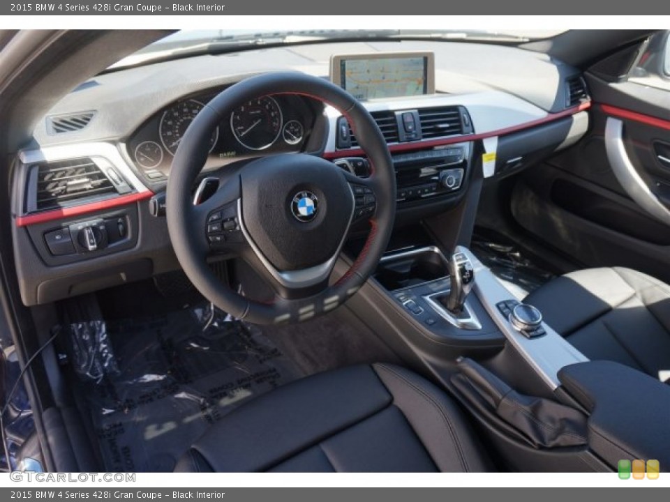 Black Interior Photo for the 2015 BMW 4 Series 428i Gran Coupe #96404087