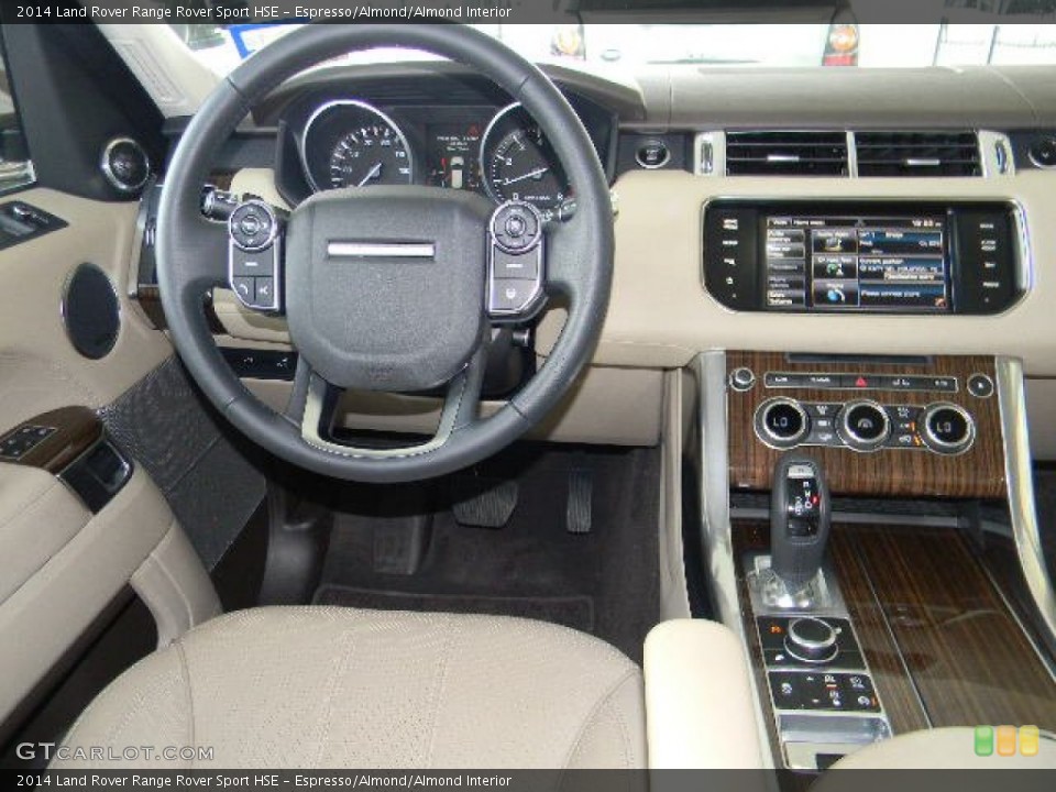 Espresso/Almond/Almond Interior Dashboard for the 2014 Land Rover Range Rover Sport HSE #96404420