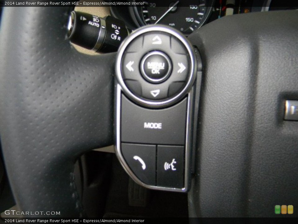 Espresso/Almond/Almond Interior Controls for the 2014 Land Rover Range Rover Sport HSE #96404486