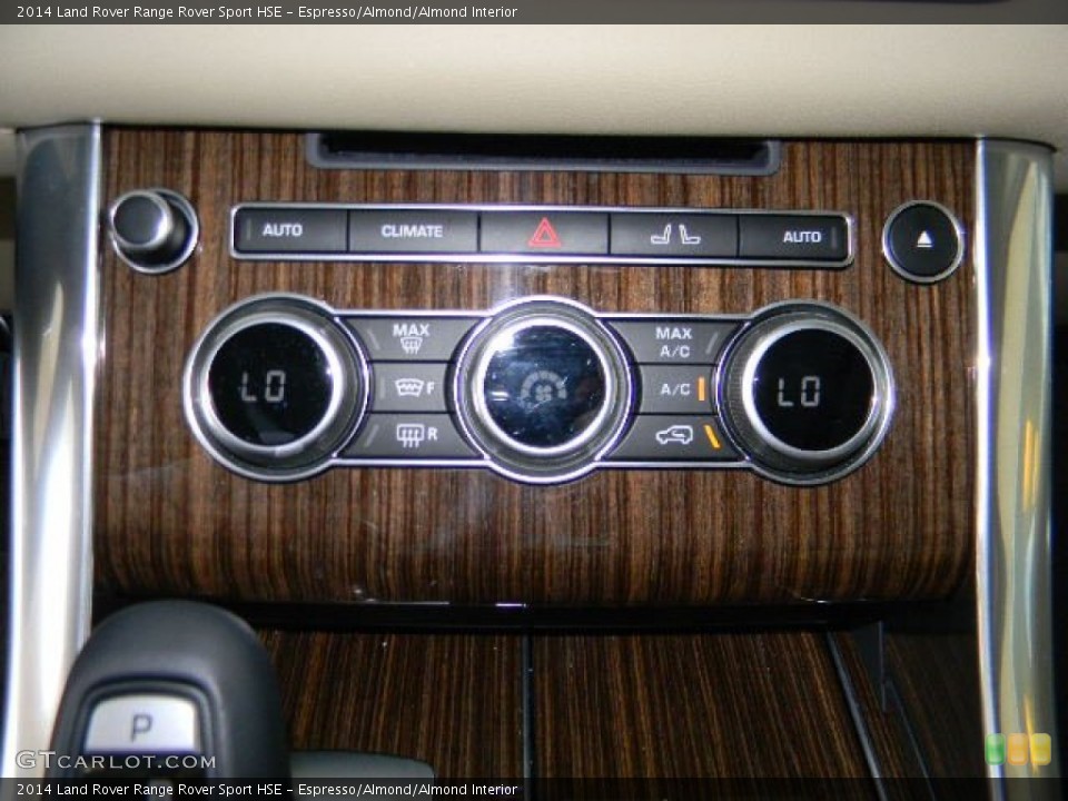 Espresso/Almond/Almond Interior Controls for the 2014 Land Rover Range Rover Sport HSE #96404588