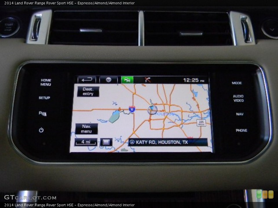 Espresso/Almond/Almond Interior Navigation for the 2014 Land Rover Range Rover Sport HSE #96404604
