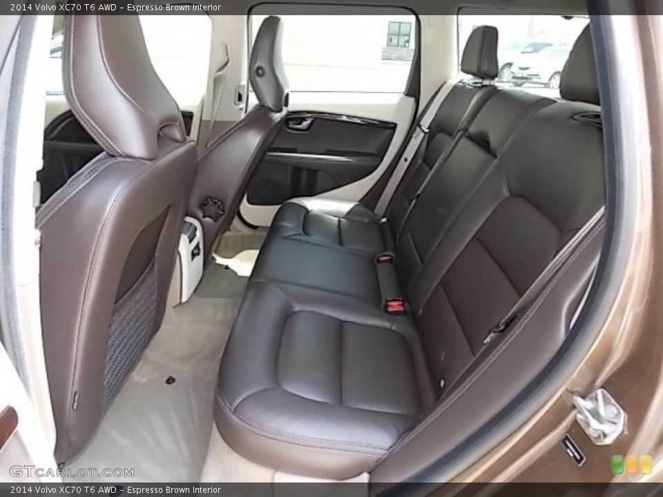 Espresso Brown Interior Rear Seat for the 2014 Volvo XC70 T6 AWD #96411956