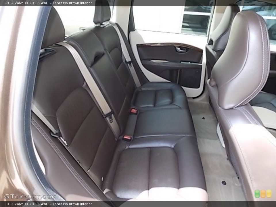 Espresso Brown Interior Rear Seat for the 2014 Volvo XC70 T6 AWD #96412175