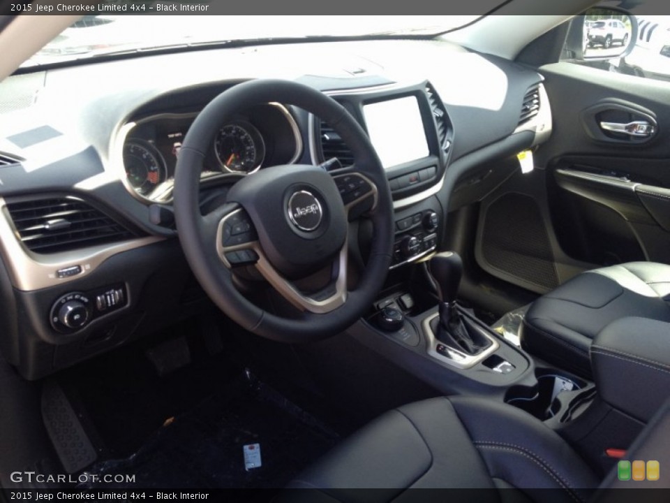 Black Interior Prime Interior for the 2015 Jeep Cherokee Limited 4x4 #96413063