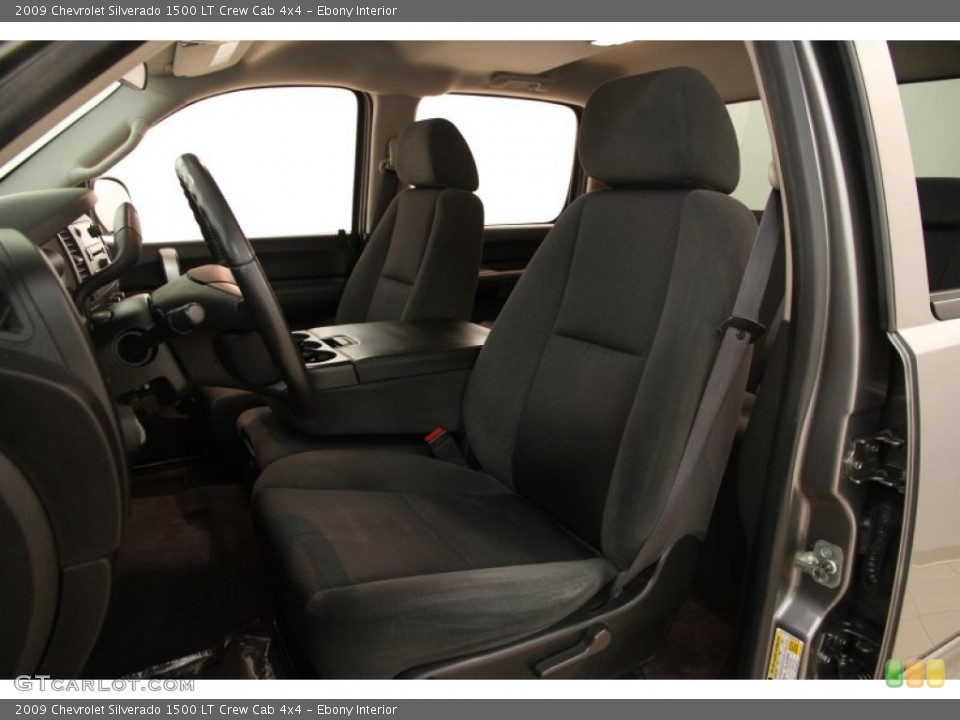 Ebony Interior Photo for the 2009 Chevrolet Silverado 1500 LT Crew Cab 4x4 #96414920