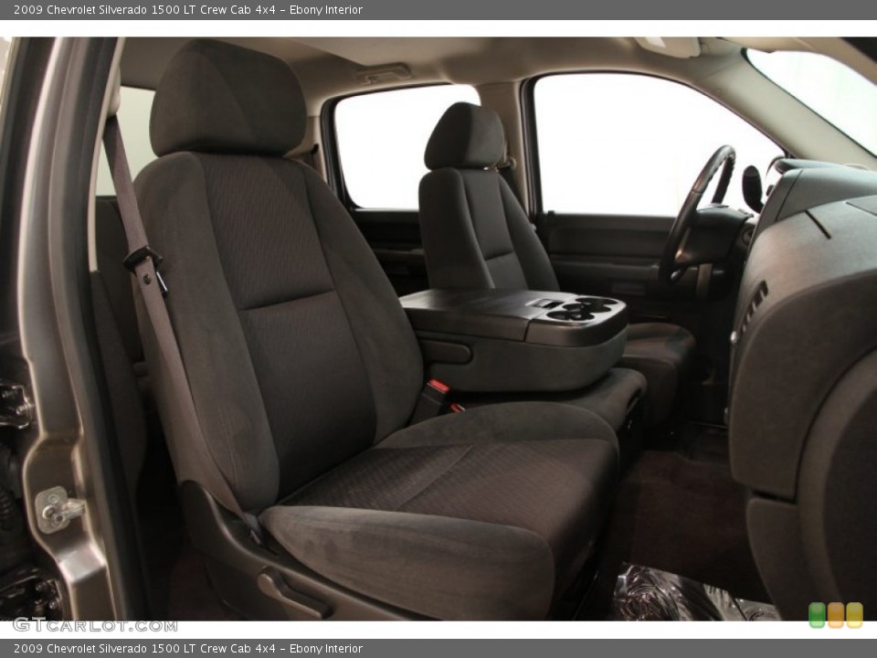 Ebony Interior Front Seat for the 2009 Chevrolet Silverado 1500 LT Crew Cab 4x4 #96414965