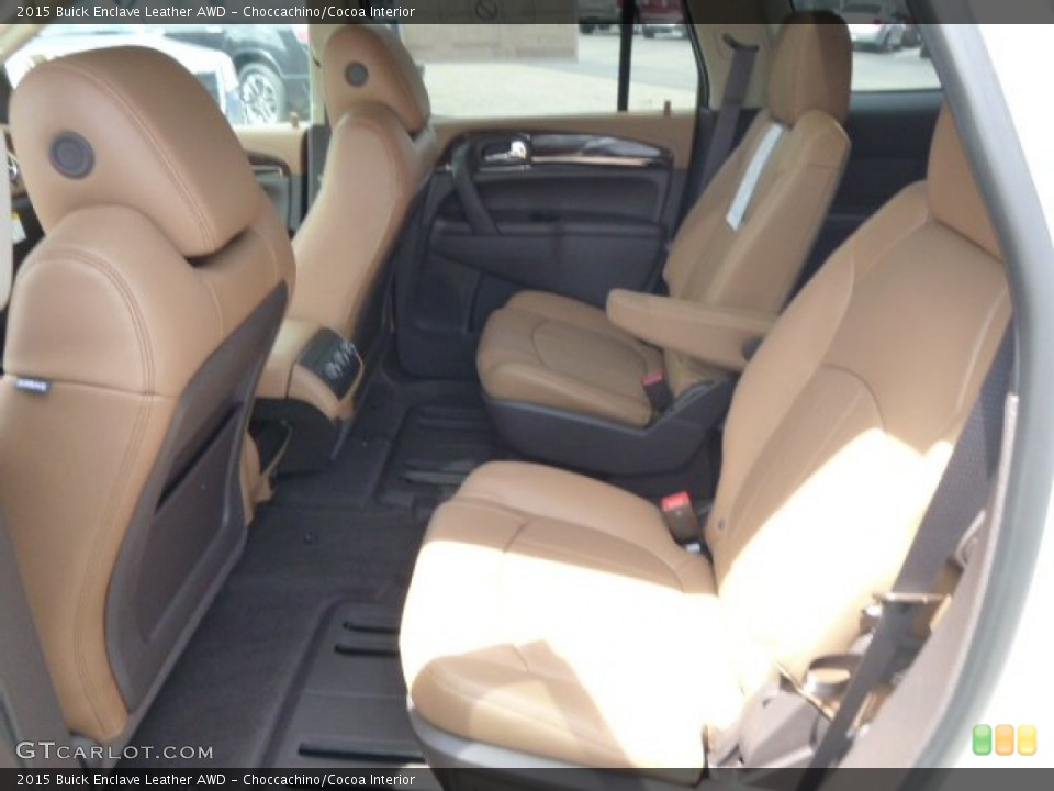 Choccachino/Cocoa Interior Rear Seat for the 2015 Buick Enclave Leather AWD #96418785