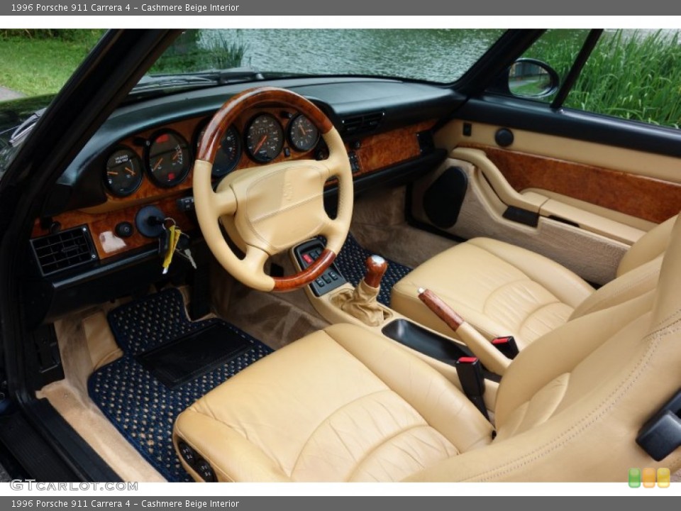 Cashmere Beige Interior Prime Interior for the 1996 Porsche 911 Carrera 4 #96426640