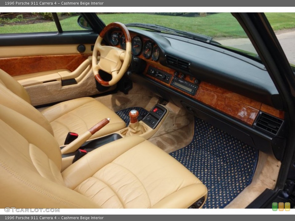 Cashmere Beige Interior Photo for the 1996 Porsche 911 Carrera 4 #96426688
