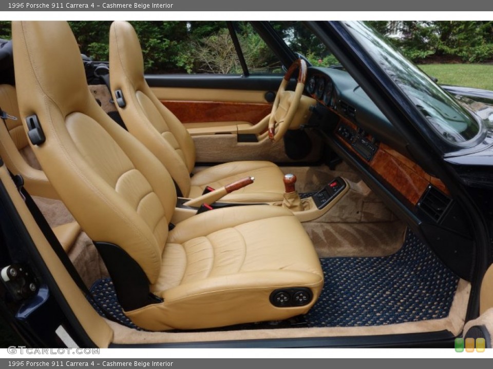 Cashmere Beige Interior Front Seat for the 1996 Porsche 911 Carrera 4 #96426715