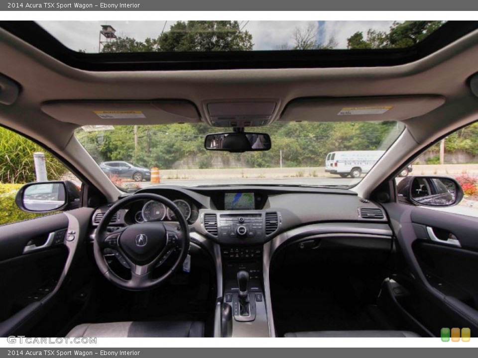Ebony Interior Dashboard for the 2014 Acura TSX Sport Wagon #96429127