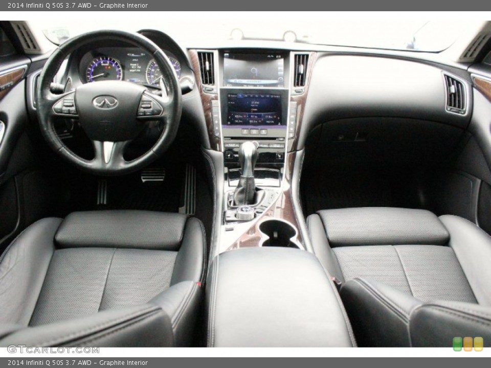 Graphite Interior Photo for the 2014 Infiniti Q 50S 3.7 AWD #96439308