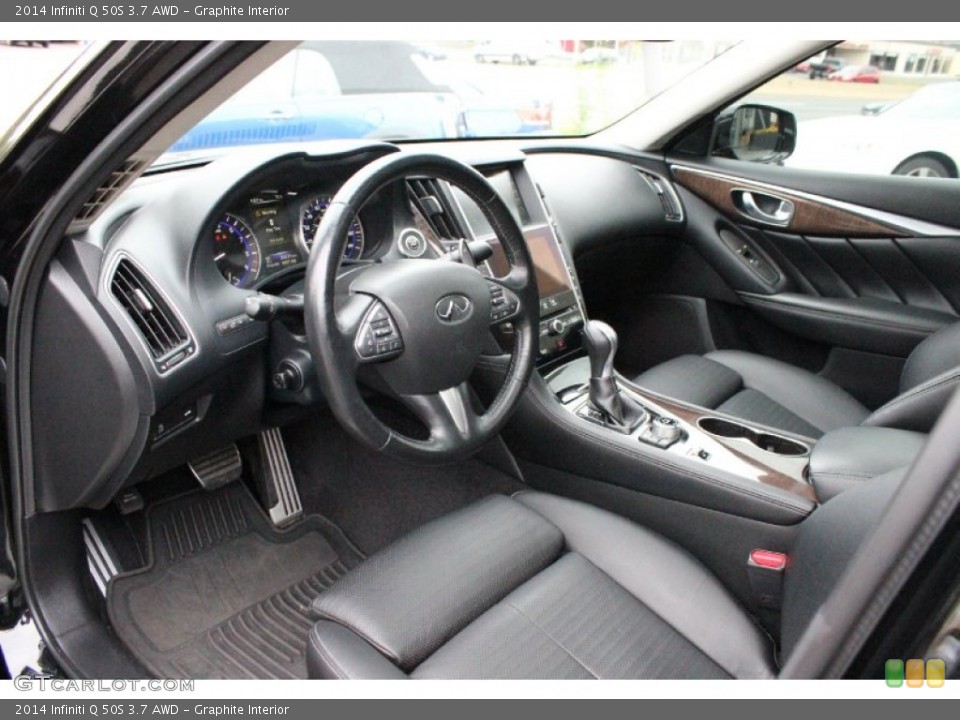 Graphite Interior Prime Interior for the 2014 Infiniti Q 50S 3.7 AWD #96439340