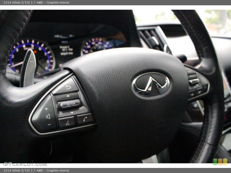 Graphite Interior Controls for the 2014 Infiniti Q 50S 3.7 AWD #96439351