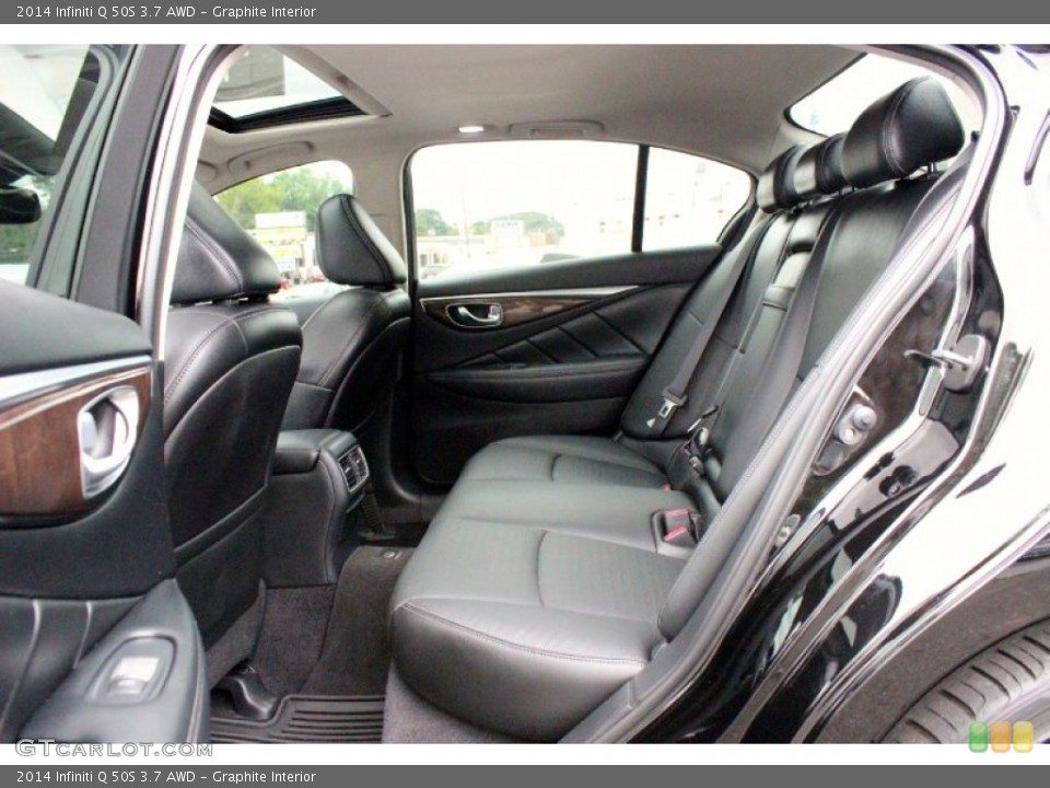 Graphite Interior Rear Seat for the 2014 Infiniti Q 50S 3.7 AWD #96439402