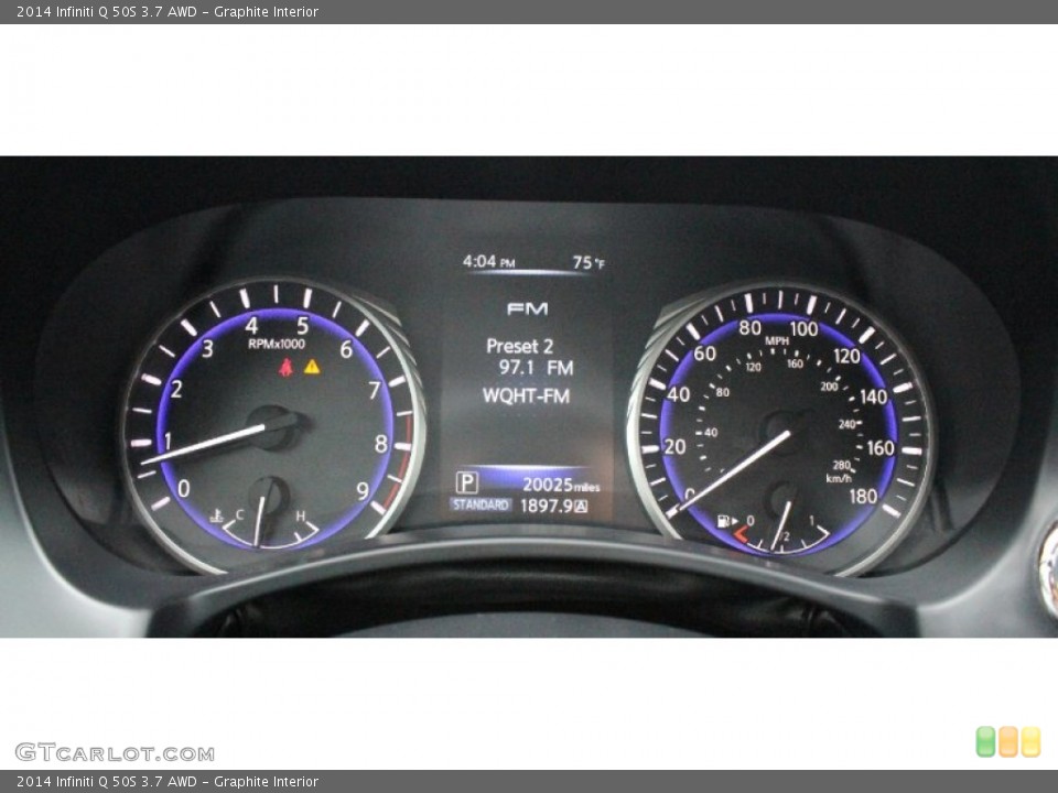 Graphite Interior Gauges for the 2014 Infiniti Q 50S 3.7 AWD #96439432