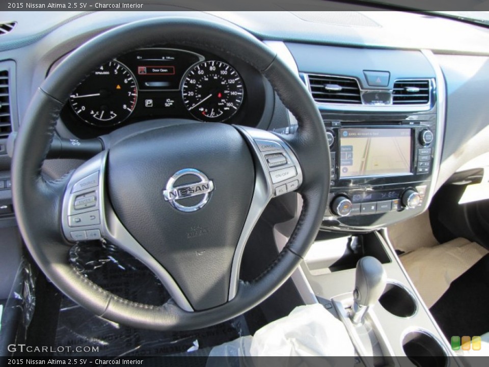 Charcoal Interior Steering Wheel for the 2015 Nissan Altima 2.5 SV #96442621