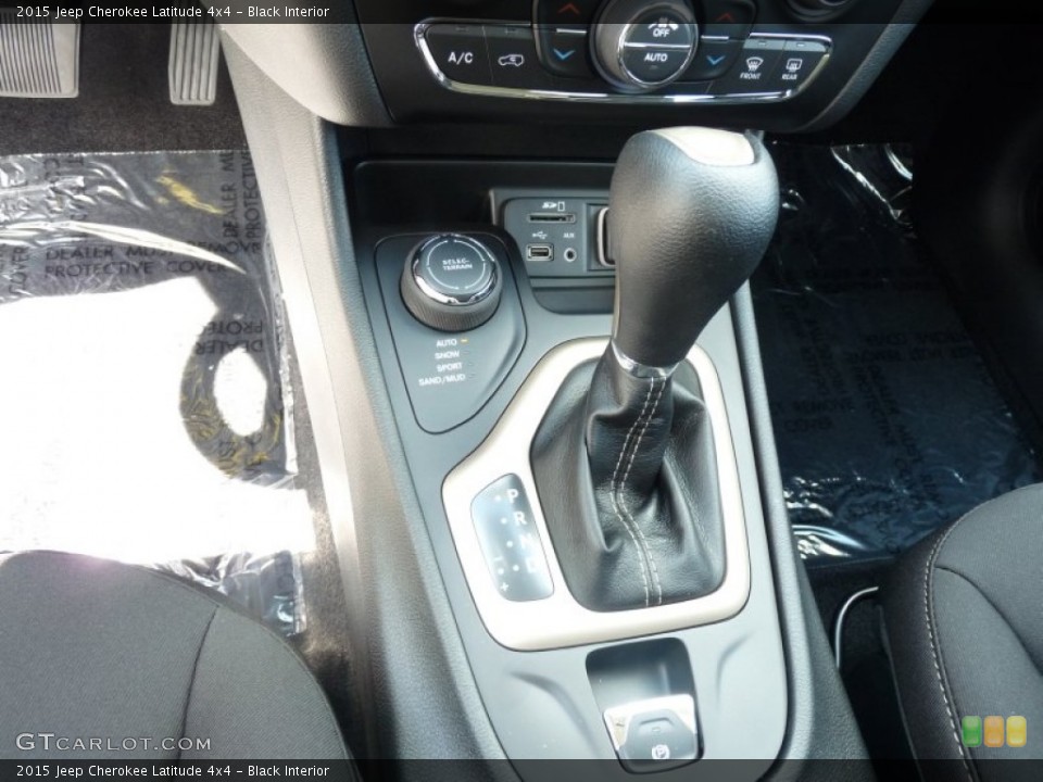 Black Interior Transmission for the 2015 Jeep Cherokee Latitude 4x4 #96446146