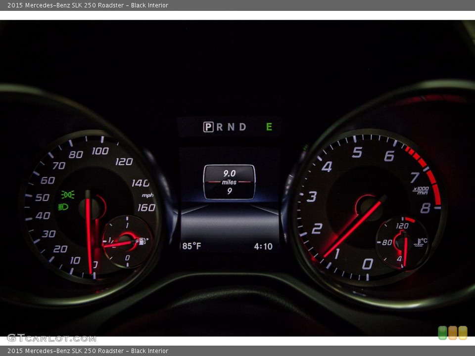 Black Interior Gauges for the 2015 Mercedes-Benz SLK 250 Roadster #96450940